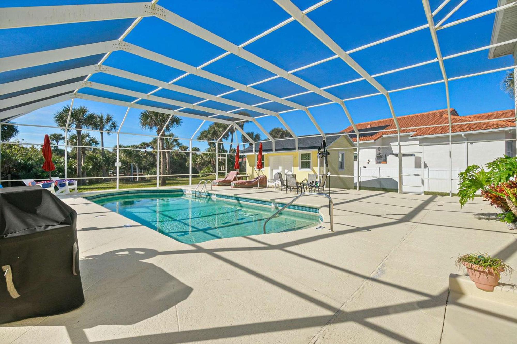 Flagler Beach Bed And Breakfast Pool Jaccuzzi Suite Eksteriør bilde